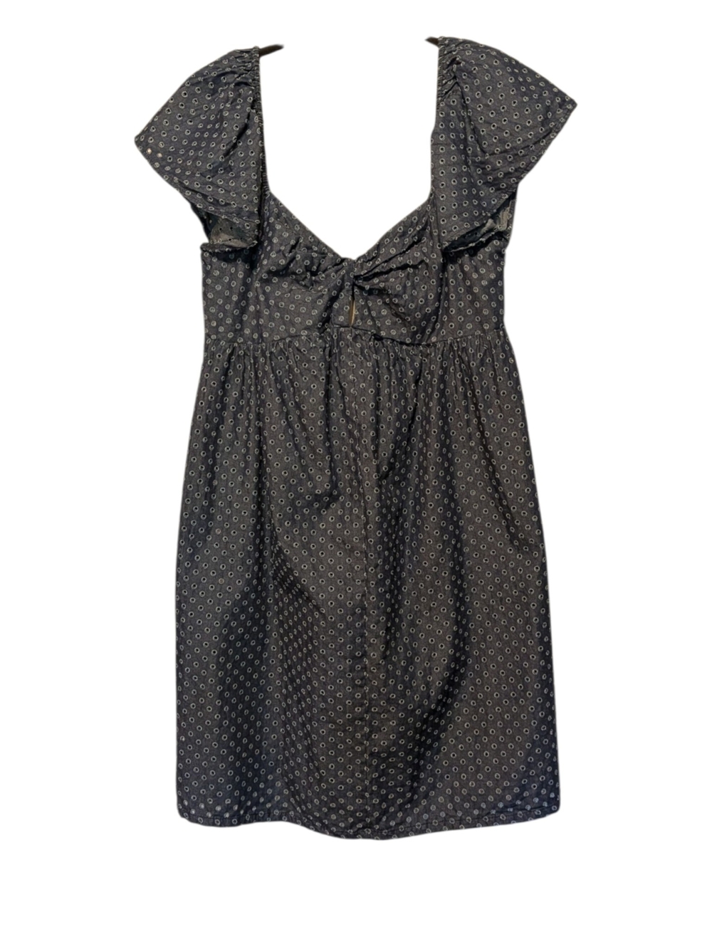 Printed Mini Dress with Ruffle Straps